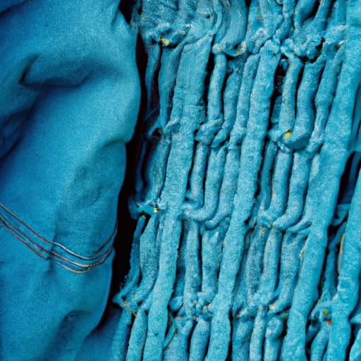 An image showcasing the beauty of recycled polyester in sustainable fashion